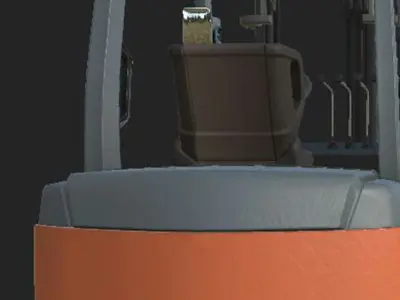 FORK LIFT Game Ready Model Low-poly 3D model