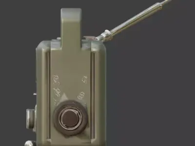 Survival Radio 3D Model V02 Low-poly 3D model