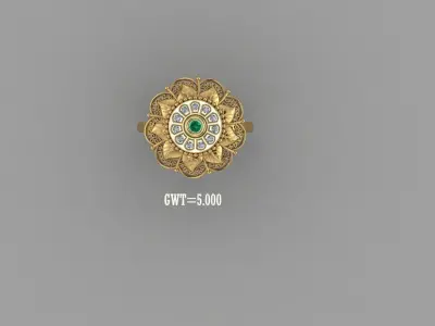 FASION RING  3D model 6