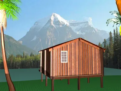 Fish Cabin Free 3D model