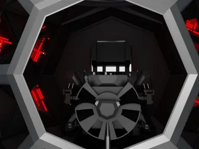 TIE fighter 3D model by TrainyMcTrainface