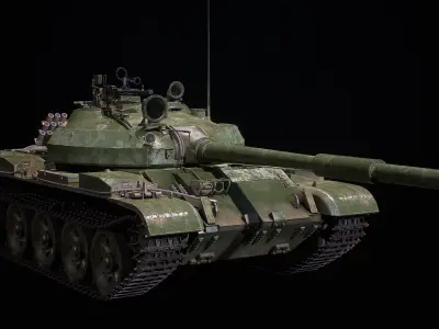  T62-M - Object 166 M6 - Main Soviet Union Battle Tank PBR 