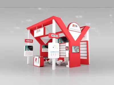 Exhibition - Area -6X6-3DMAX2012-05 3D model
