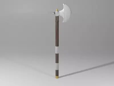 Battle Axe Free low-poly 3D model get