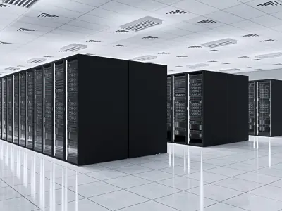 Data Center Server Room 3D model