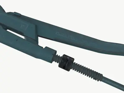 pipe wrench s type 3D model