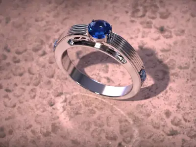 Rings men industrial design stl  3D print model