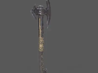 Medieval Axe 3D model