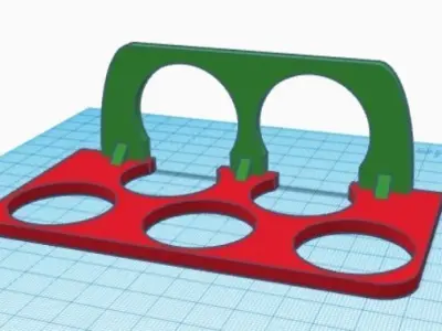 Subbuteo goal training wall 3D model