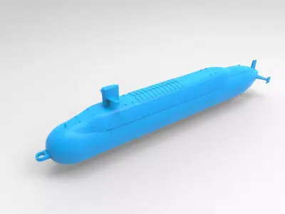 SUBMARINE KEY CHAIN 3D print model