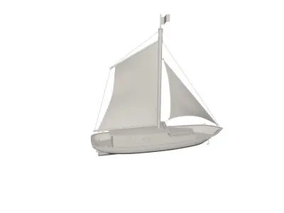 Ship concept 3D model