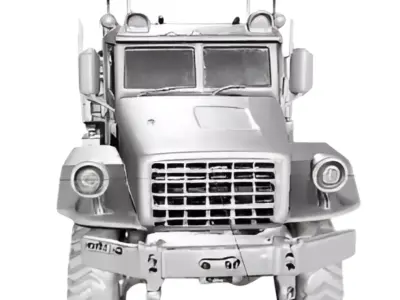 Cargo Truck Low-poly 3D model purchase