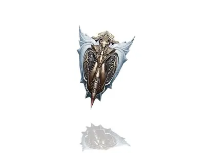 Regalia Shield Low-poly 3D model