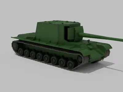 SU-100Y 3D model