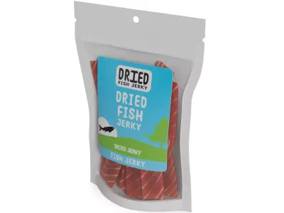 Dried fish and seafood Dried Fish Jerky 3D model