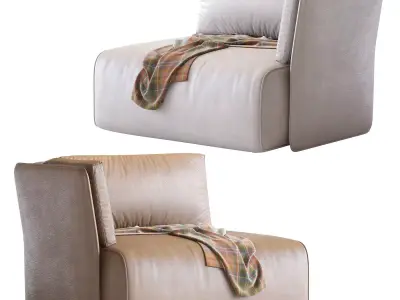 Smuk armchair from Novobile 3D model