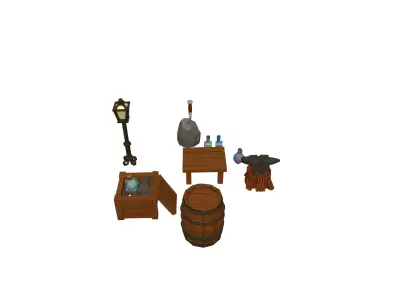 Ultimate props Pack 3D model