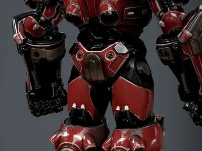 Sci Fi Power Suit - Professional Pack 3D model