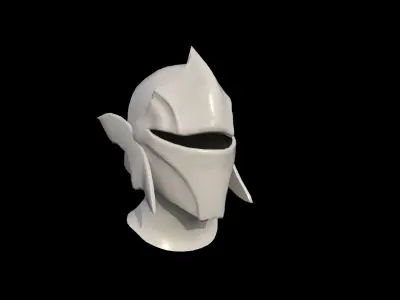 Medieval Helmet - 2 Objects Low-poly 3D model