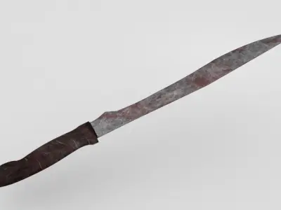 Multi-use Machete Pack Low-poly 3D model