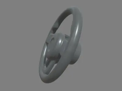 Steering Wheel Sport Car 04 3D model