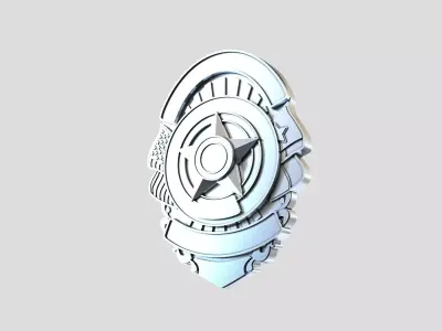 Haltom City PD Badge 3D print model