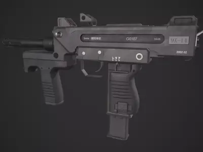 Minebea PM-9 Low-poly 3D model