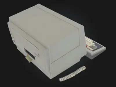 Retro Tech Nostalgia  Echoes of a Bygone Digital Era 3D model