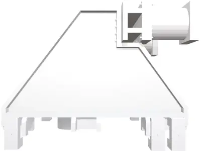 Heurtoir CFL type moderne 3D print model purchase