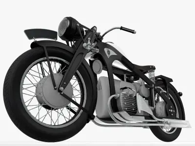 Zundapp K800 1933 3D model