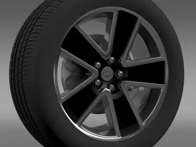 Chevrolet Camaro Convertible 2007 wheel 3D model