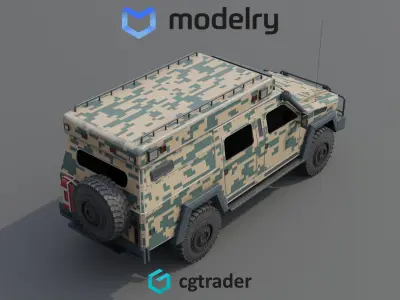 Ambulance 3D model purchase
