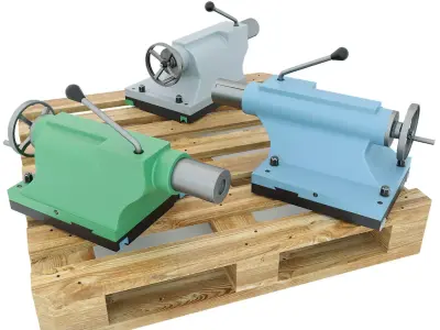 Turning machine tool - Tailstock spare part 3D model