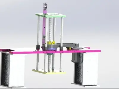 Z axis manipulator 3D model