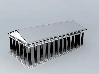 Doric Order Basic Free 3D model