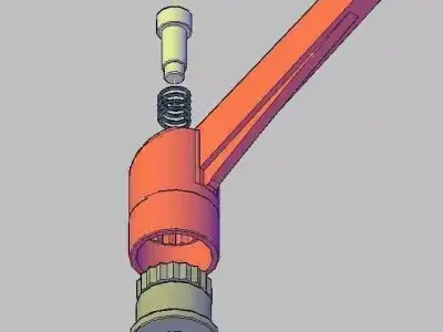 Hand Nut Free 3D model