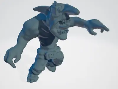 Upgrade kit with ork buddies for the Fastfood-Buggie 3D model
