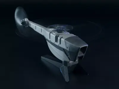  Black Hornet drone  3D model
