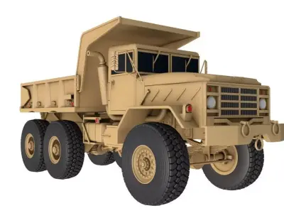 M929A2 All Wheel Drive Dump Truck  3D model