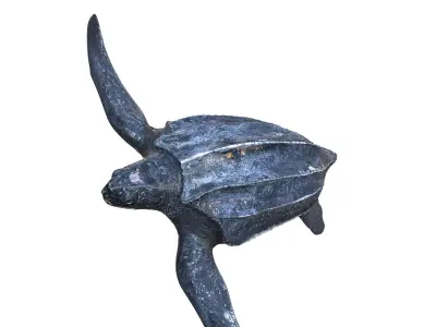 TURTLE ANIMATED Low-poly 3D model