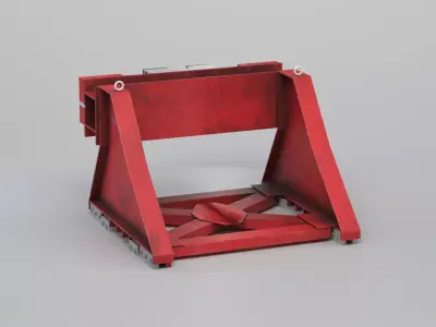 End Buffer High-Quality 3D Model Low-poly 3D model