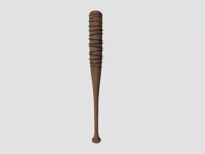Baseball Bat Weapon 01 - Lucille - Character Weaponry 3D model
