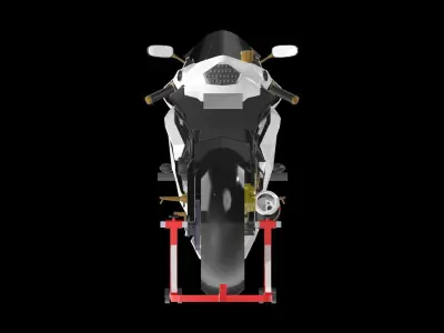 Yamaha YZF R6 2010 3D model