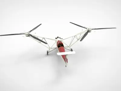 Focke-Wulf Fw 61 3D model