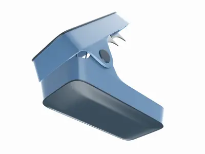 Office staple remover 3D model