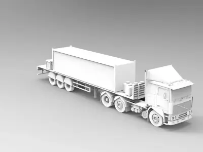 TIR truck 3D model