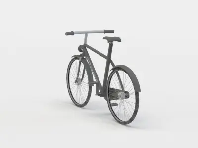 Bicycle Low-poly 3D model by DexsoftGames - Low-poly