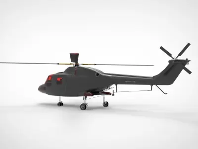 westland lynx 3D model
