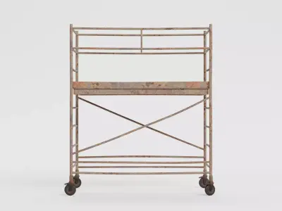 -Old Scaffolding V1- 3D model