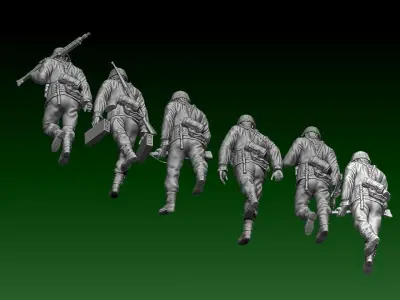 German soldiers 3D print model order